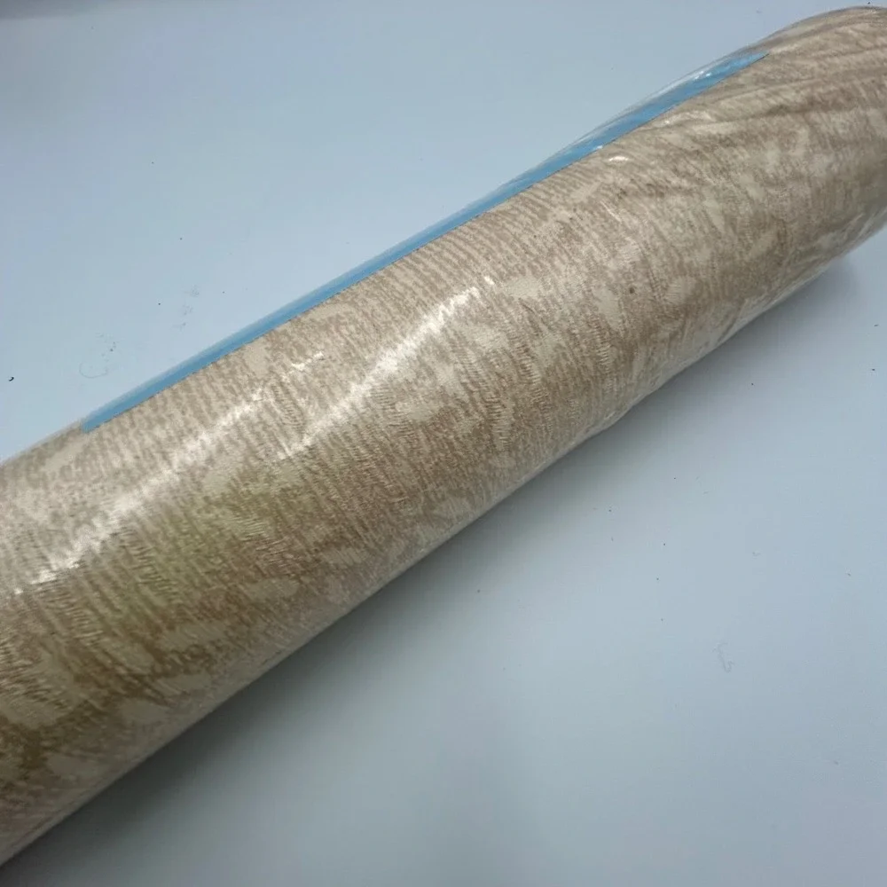 Brewster Wallcovering Beige Floral Leaf Wallpaper Pattern 269-56617 Batch 3 New